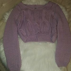 Crop sweater